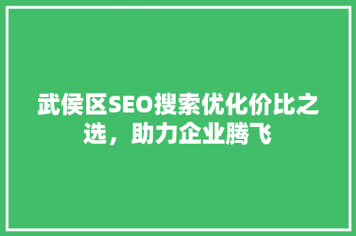 武侯区SEO搜索优化价比之选，助力企业腾飞