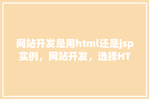 网站开发是用html还是jsp实例，网站开发，选择HTML还是JSP实例实例介绍  第2张